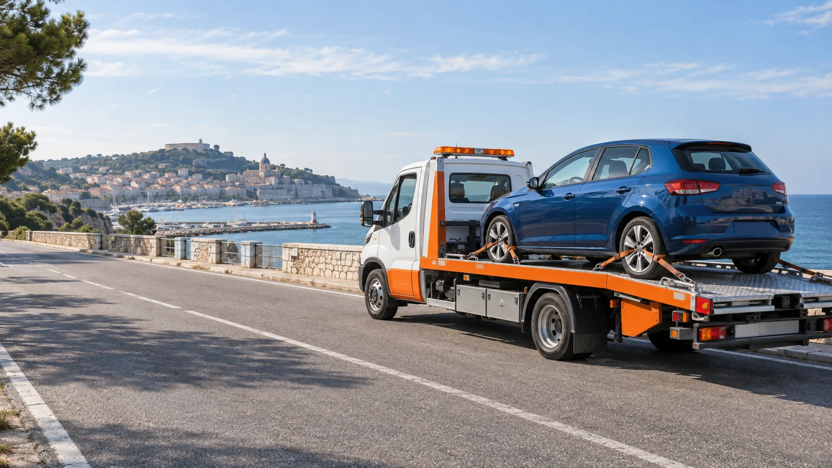 Carroattrezzi e operazioni di recupero su strada